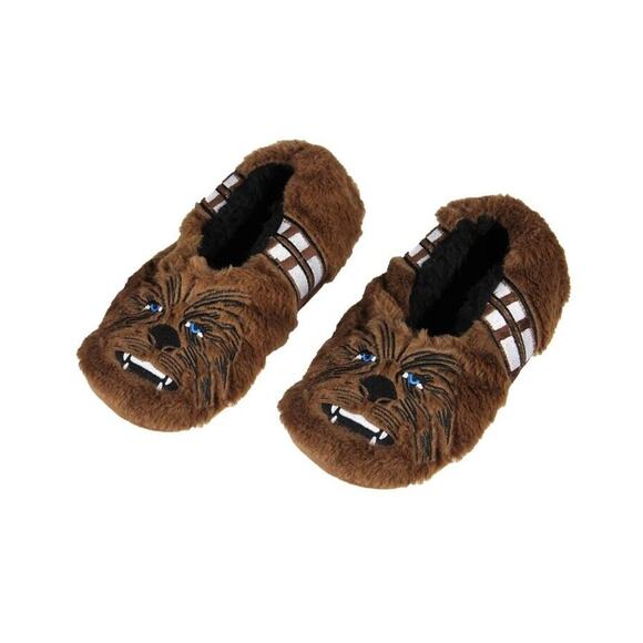 Star Wars Chewbacca Slippers Character Costume Slipper Socks No-Slip Sole - Picture 1 of 3